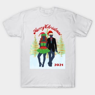 Mrs and Mr Merry Christmas, Christmas shirt elf, Christmas gifts, Christmas gifts for Women T-Shirt